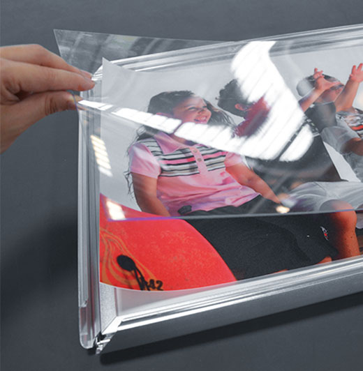 product snap frame light box