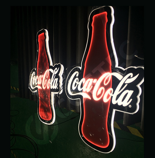 Backlit Signage For Light Panel Coca Cola 
